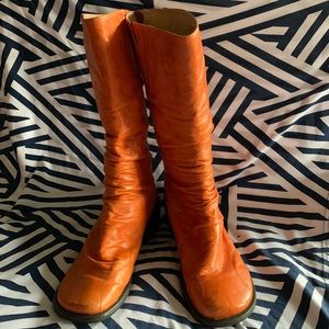 Miz Mooz orange boots